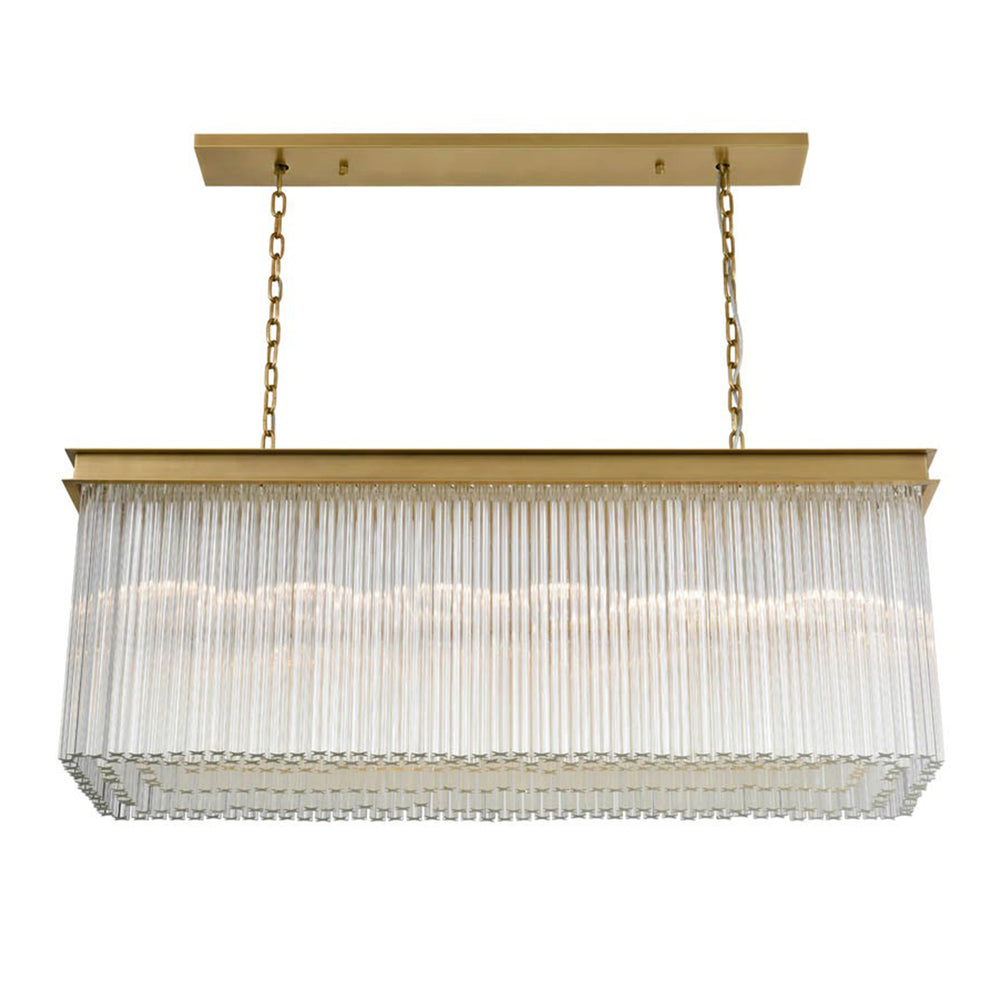 Lumineer Rectangular Crystal Chandelier by Zeev - view 2