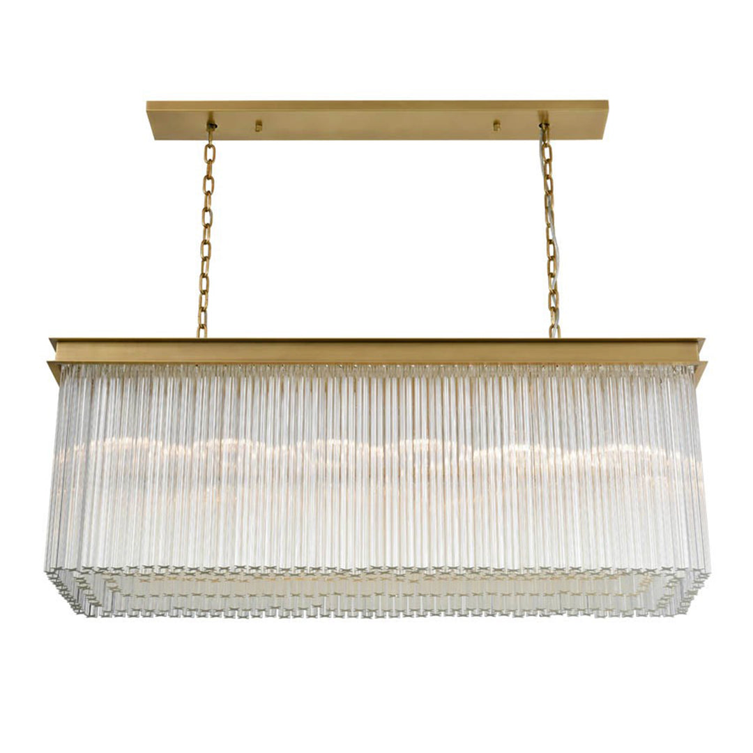 Lumineer Rectangular Crystal Chandelier by Zeev - view 2