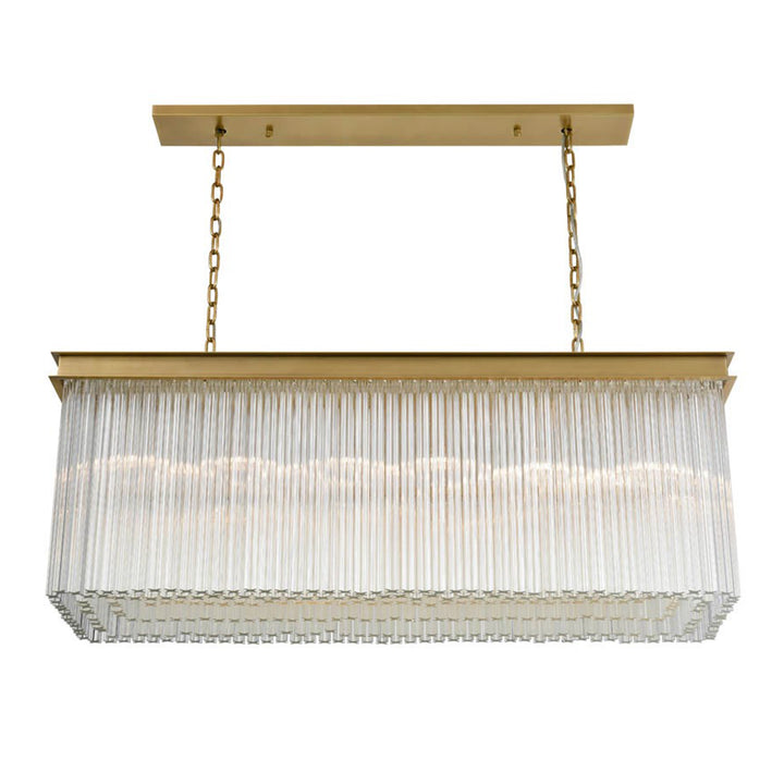 Lumineer Rectangular Crystal Chandelier by Zeev - view 2