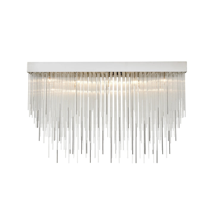 Waterfall Rectangular Glass Chandelier by Zeev - view 10