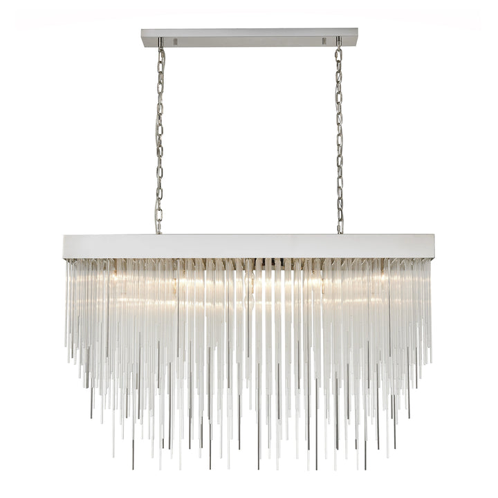 Waterfall Rectangular Glass Chandelier by Zeev - view 9
