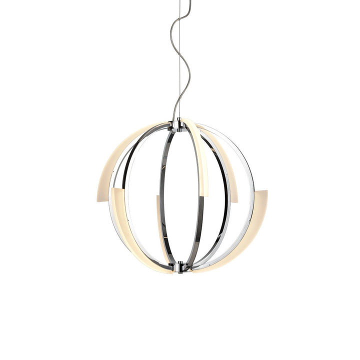 Moonlight Geo Sphere Chandelier in Chrome by Zeev