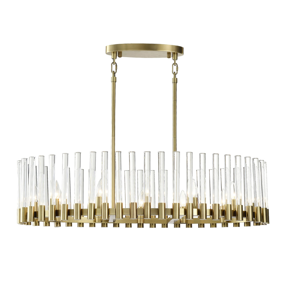 Julian Oval Glass Chandelier by Zeev - view 2