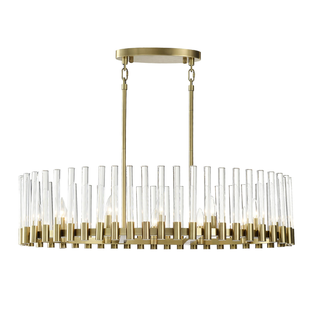 Julian Oval Glass Chandelier by Zeev - view 2
