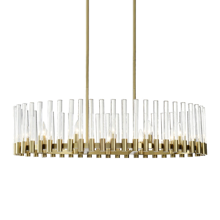 Julian Oval Glass Chandelier, Oval, by Zeev