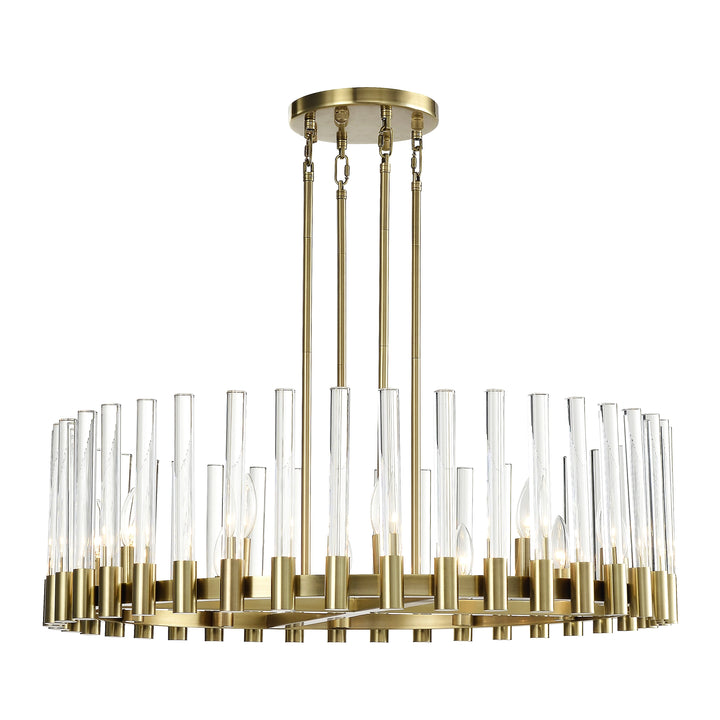 Julian Oval Glass Chandelier by Zeev - view 4