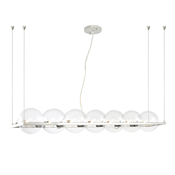 Ensemble Globe Linear in Polished Nickel by Zeev