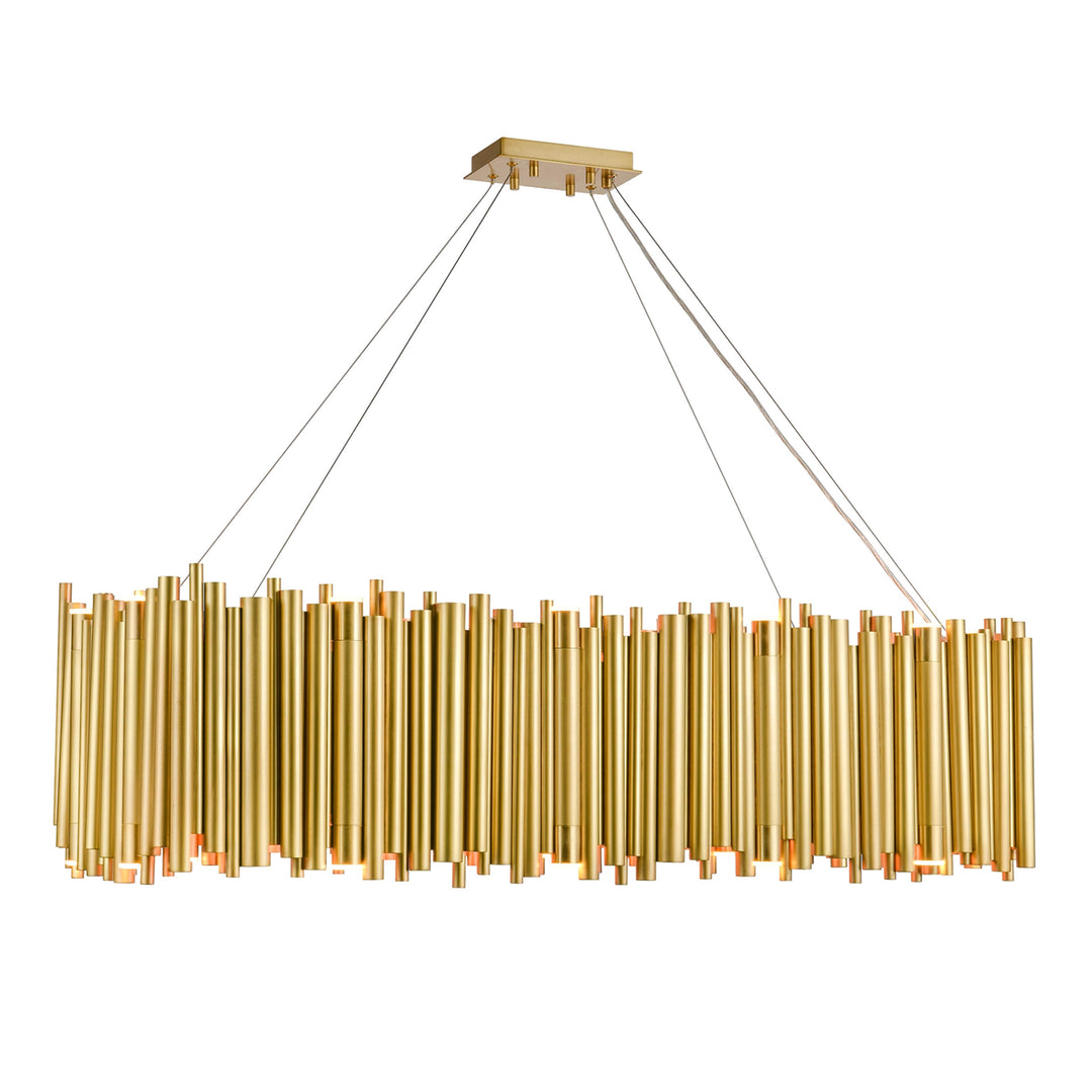 Cathedral Oval Pipe Chandelier by Zeev - view 4
