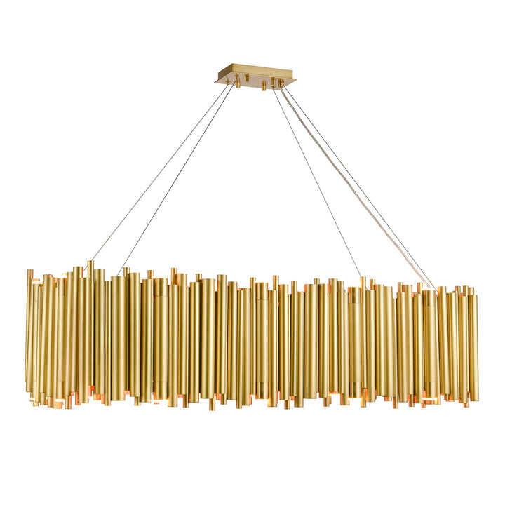 Cathedral Oval Pipe Chandelier by Zeev - view 4