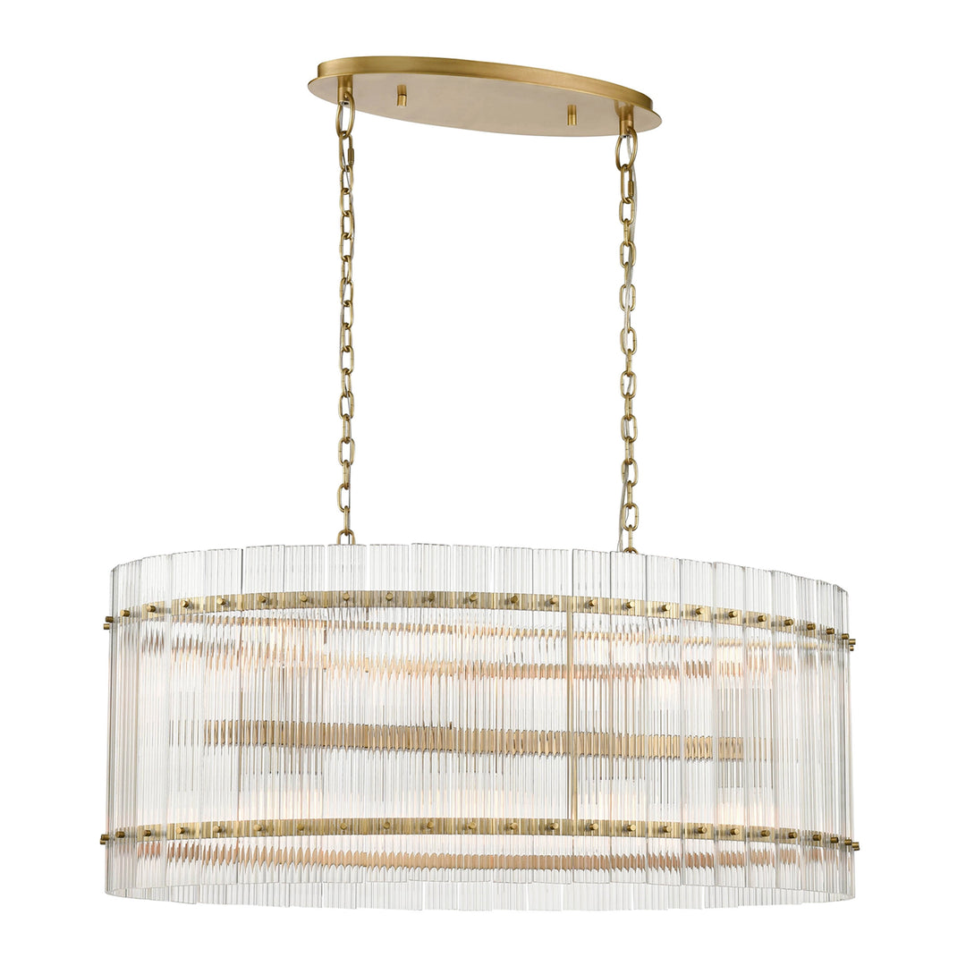 Allure Glass Drum Chandelier by Zeev - view 8