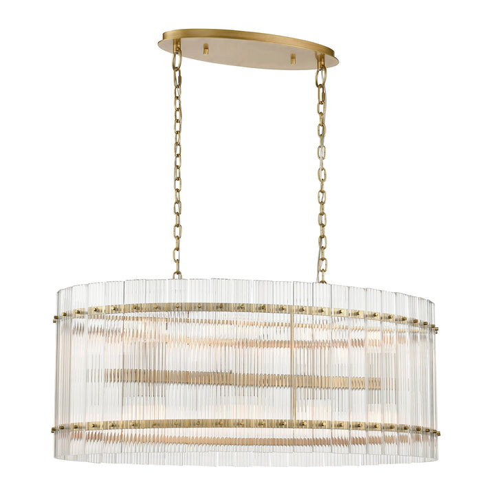 Allure Glass Drum Chandelier by Zeev - view 8