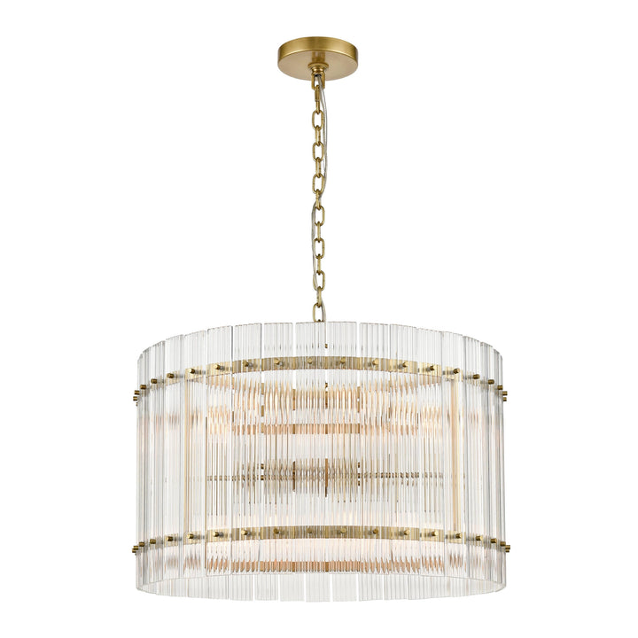 Allure Glass Drum Chandelier by Zeev - view 2