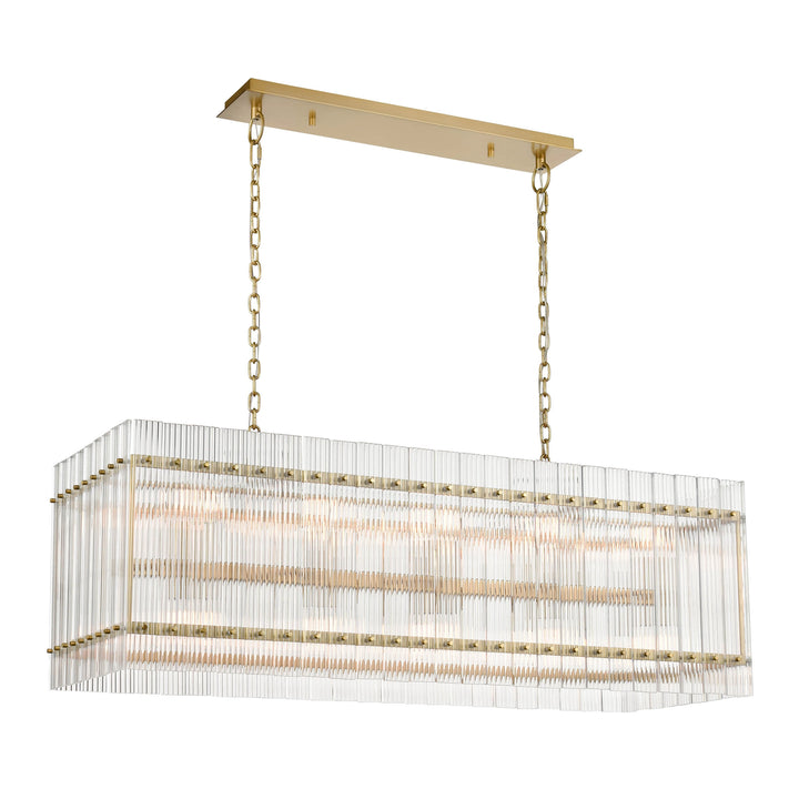 Allure Glass Drum Chandelier by Zeev - view 11