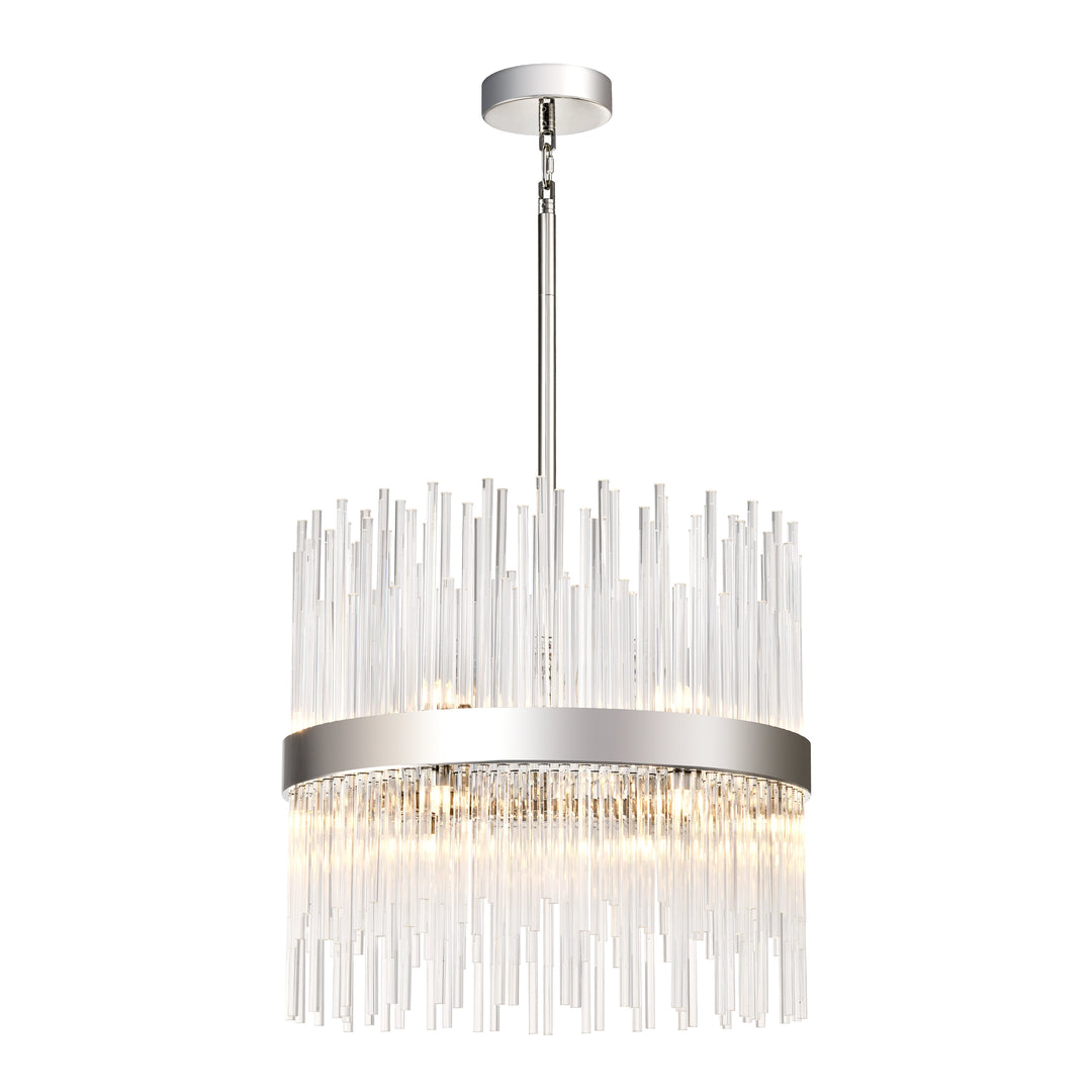 Citadel Rectangular Glass Chandelier by Zeev - view 15