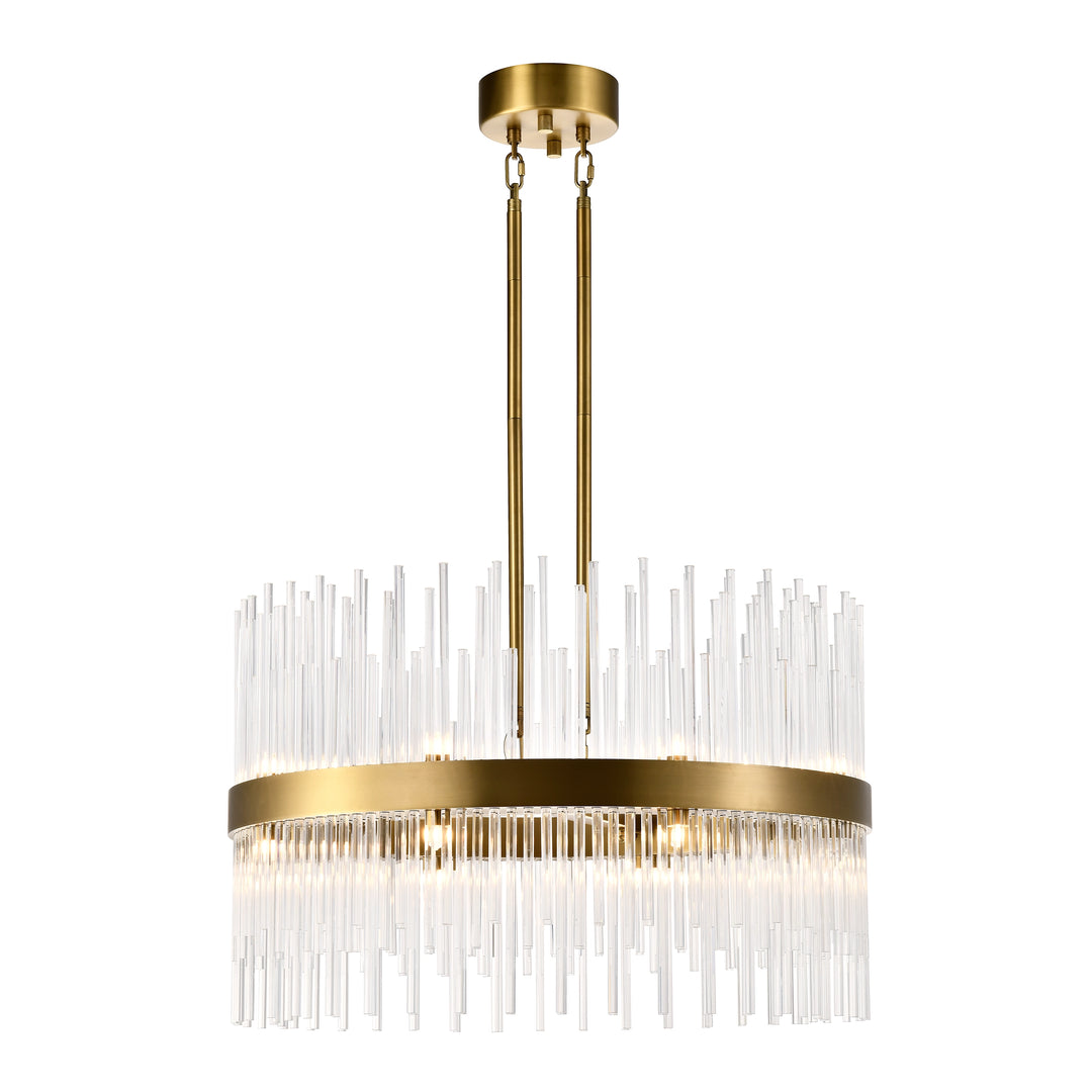 Citadel Rectangular Glass Chandelier by Zeev - view 18