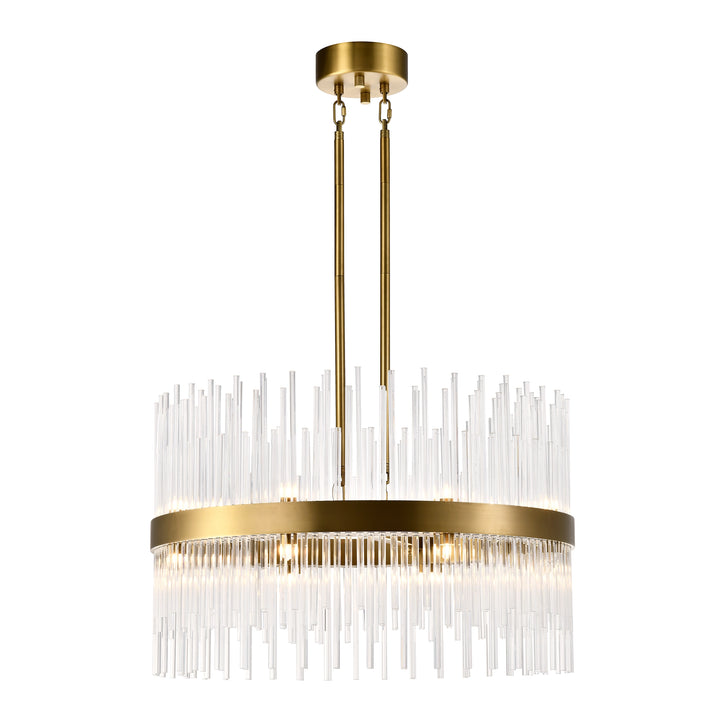 Citadel Rectangular Glass Chandelier by Zeev - view 18