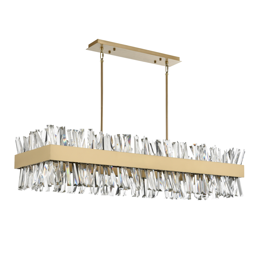 Avalanche Rectangular Crystal Chandelier by Zeev - view 6