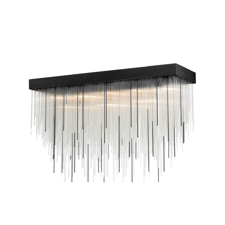 Waterfall Rectangular Glass Chandelier by Zeev - view 17
