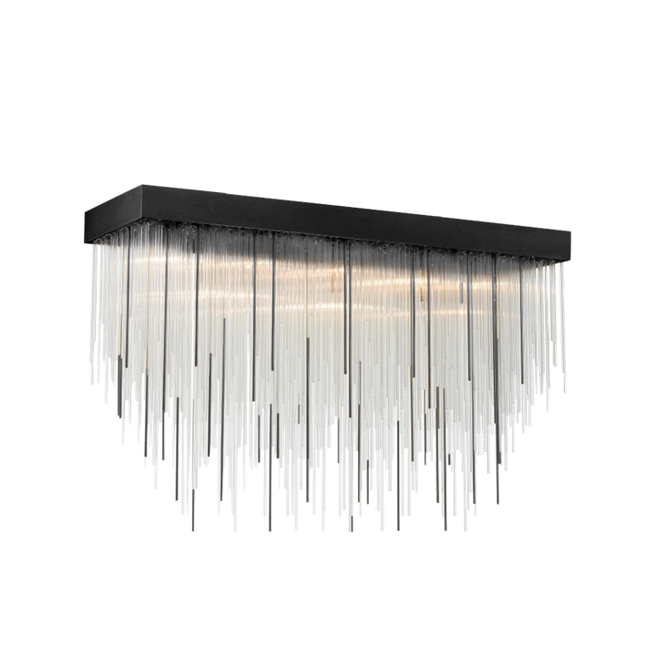 Waterfall Rectangular Glass Chandelier by Zeev - view 15