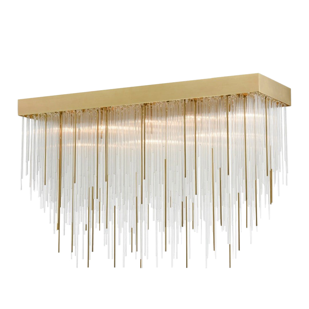 Waterfall Rectangular Glass Chandelier by Zeev - view 23