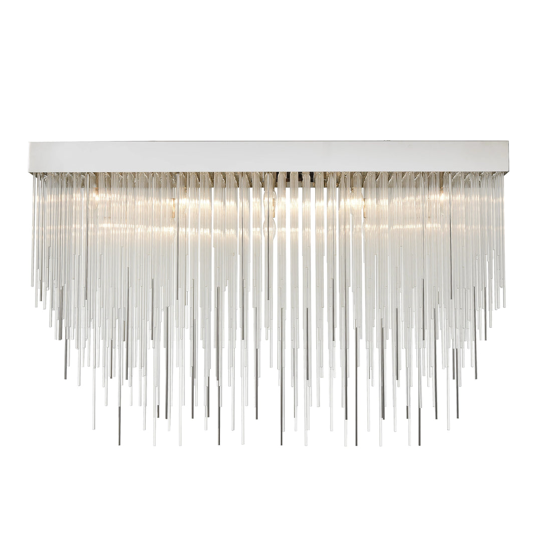 Waterfall Rectangular Glass Chandelier by Zeev - view 27