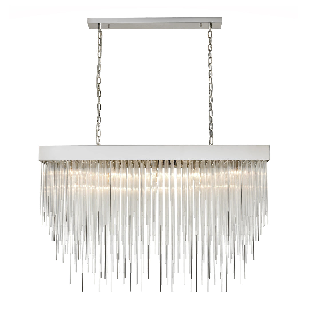 Waterfall Rectangular Glass Chandelier by Zeev - view 26