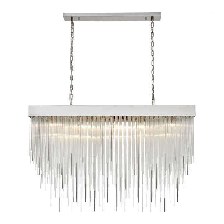 Waterfall Rectangular Glass Chandelier by Zeev - view 26