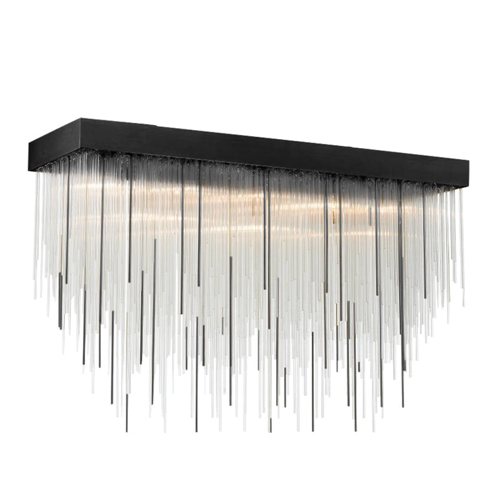 Waterfall Rectangular Glass Chandelier by Zeev - view 32