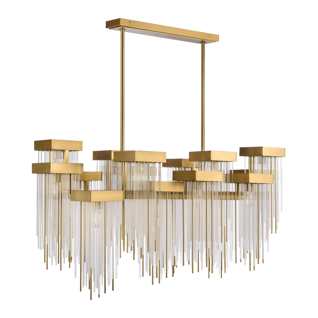 Waterfall Cityscape Chandelier by Zeev - view 4