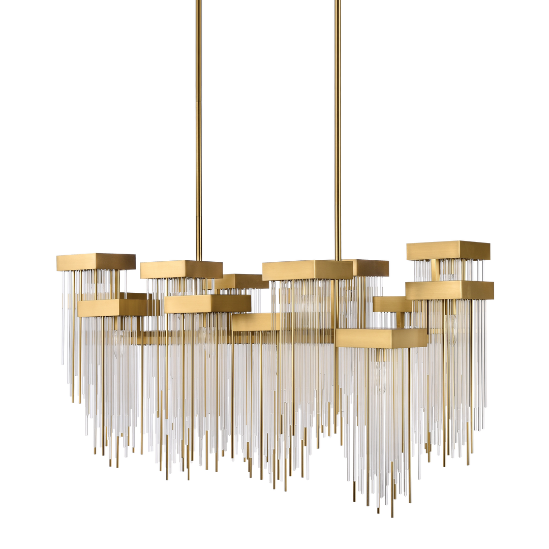 Waterfall Cityscape Chandelier by Zeev - view 3