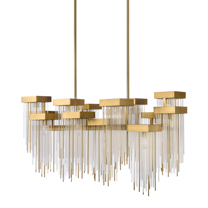 Waterfall Cityscape Chandelier by Zeev - view 3
