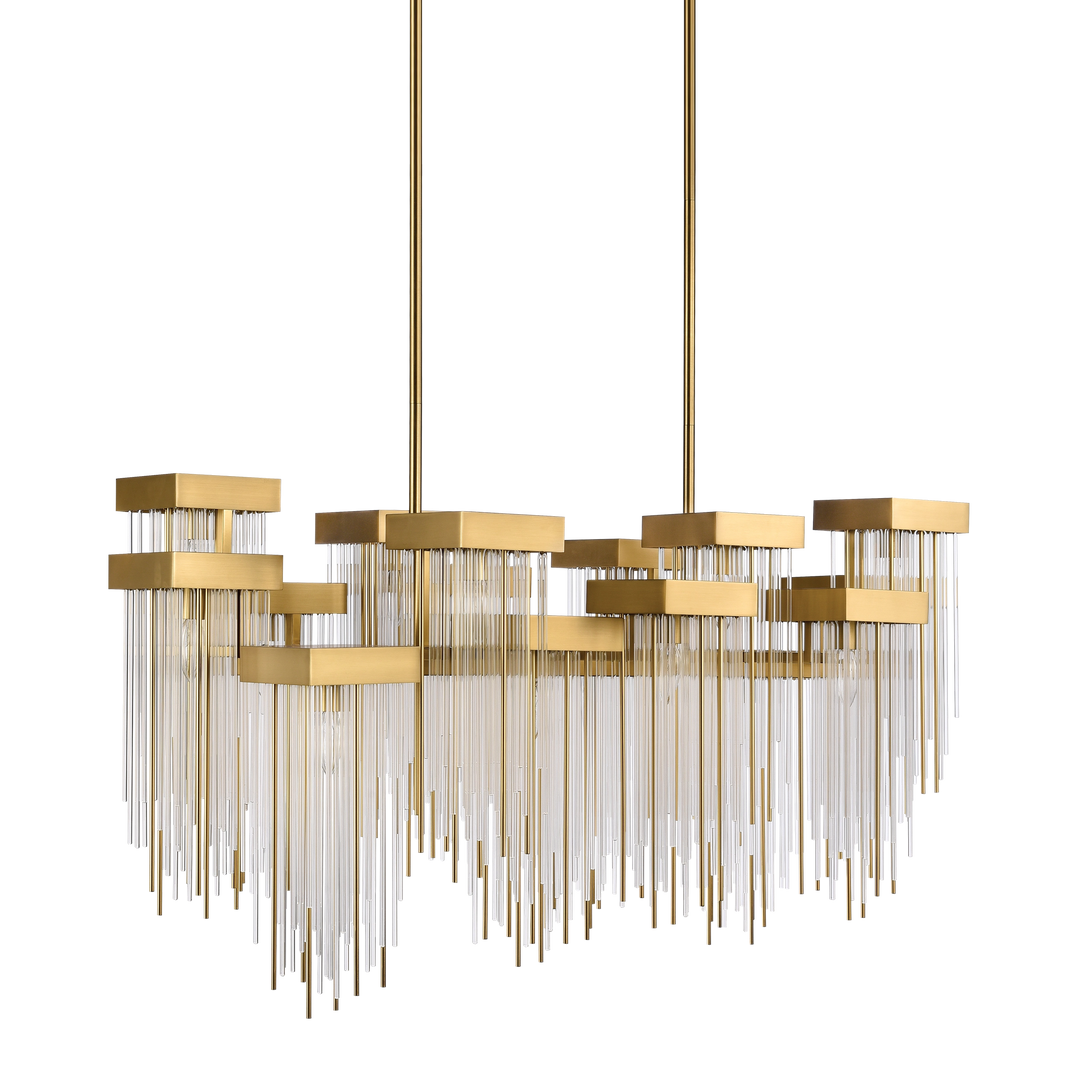 Waterfall Cityscape Chandelier by Zeev - view 2