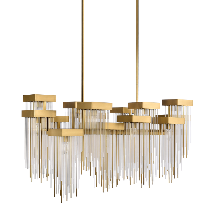 Waterfall Cityscape Chandelier by Zeev - view 2
