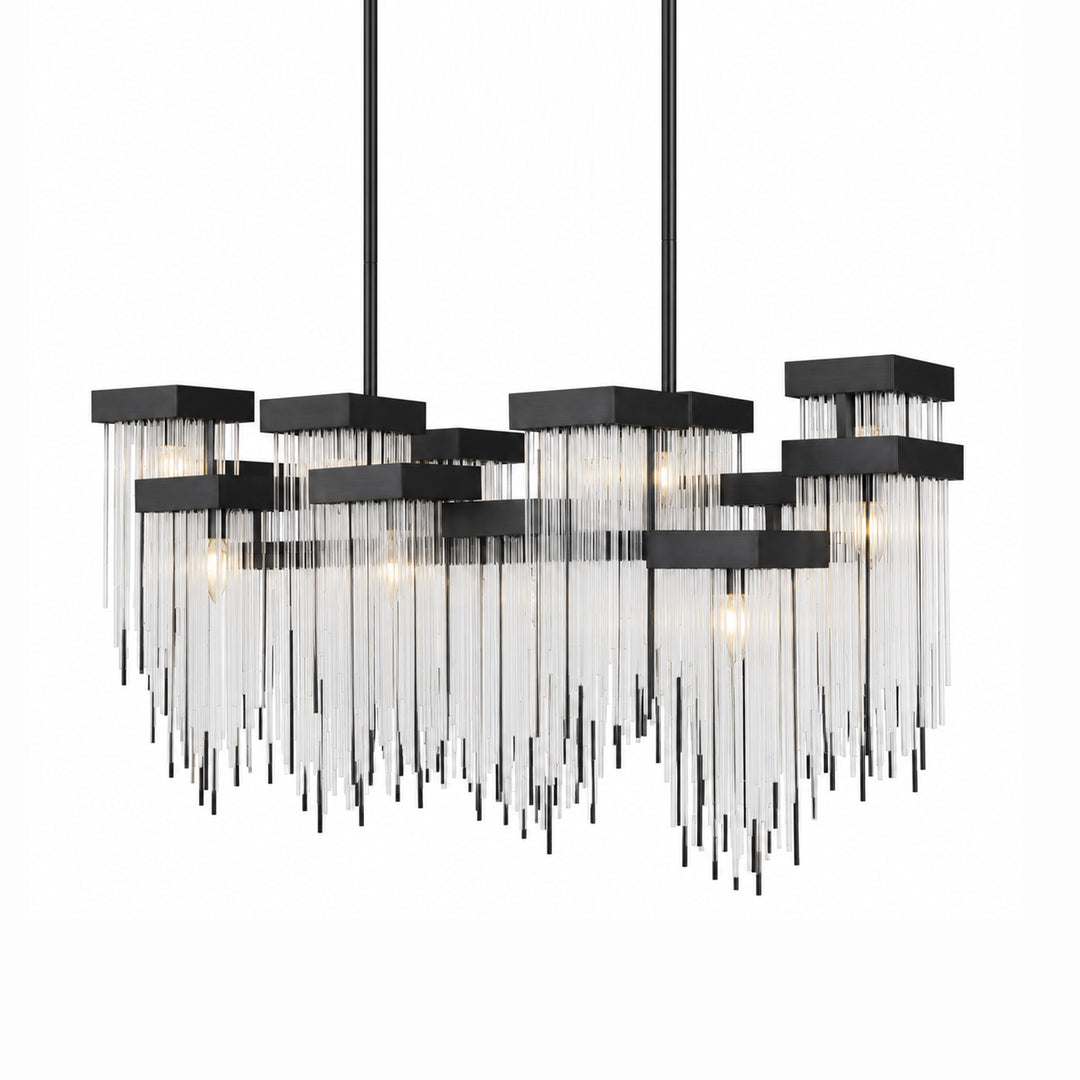 Waterfall Cityscape Chandelier by Zeev - view 18