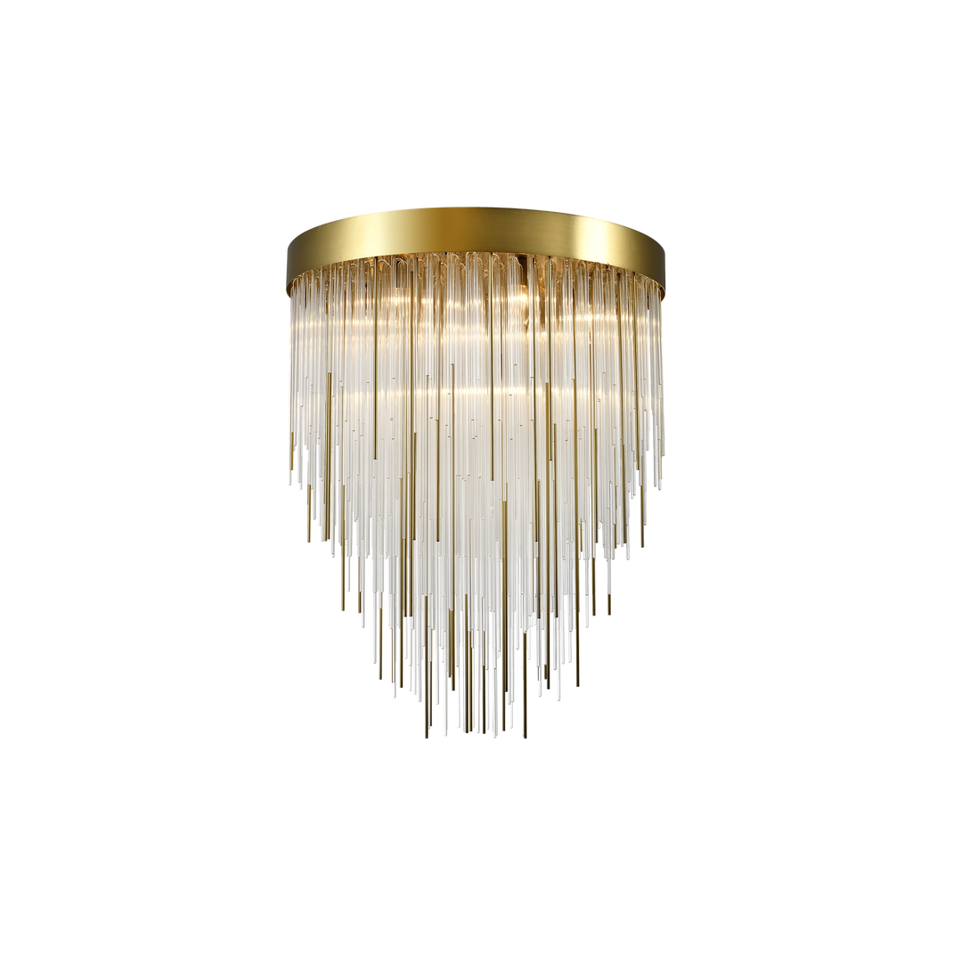Waterfall Rectangular Glass Chandelier by Zeev - view 38