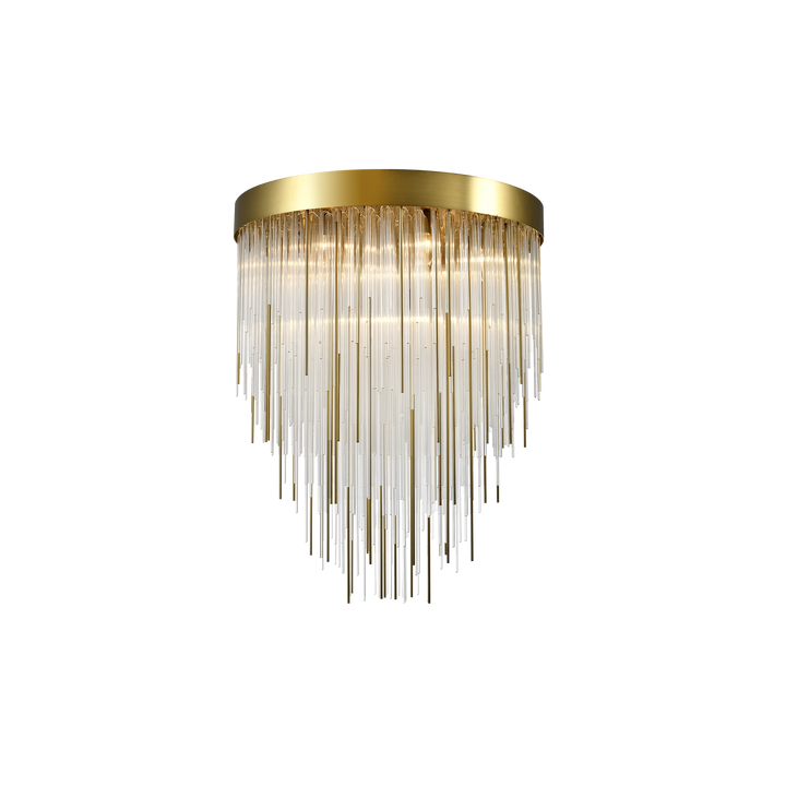 Waterfall Rectangular Glass Chandelier by Zeev - view 38