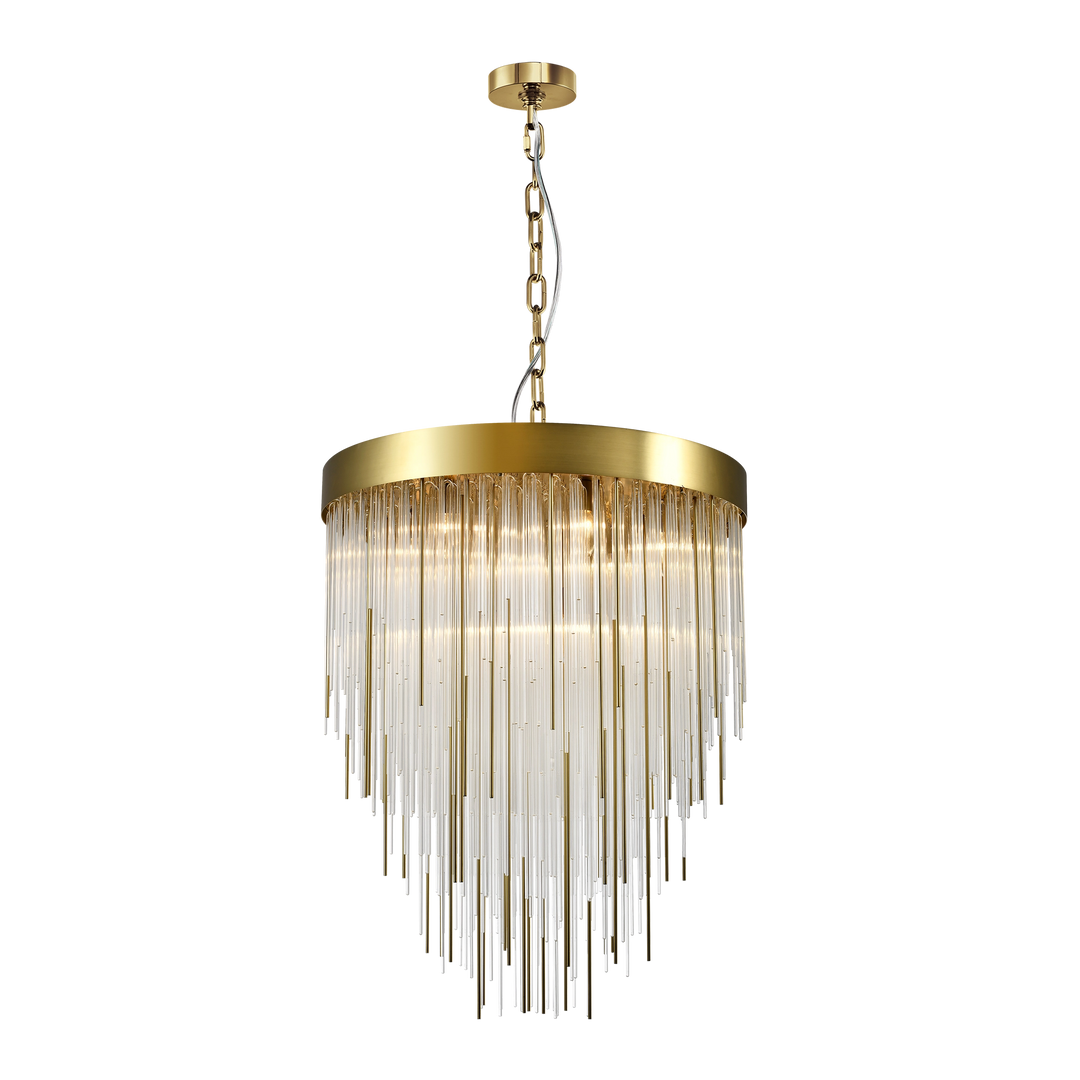 Waterfall Rectangular Glass Chandelier by Zeev - view 37