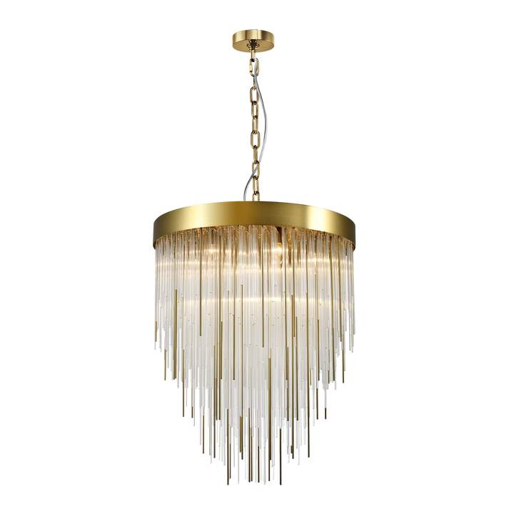 Waterfall Rectangular Glass Chandelier by Zeev - view 37