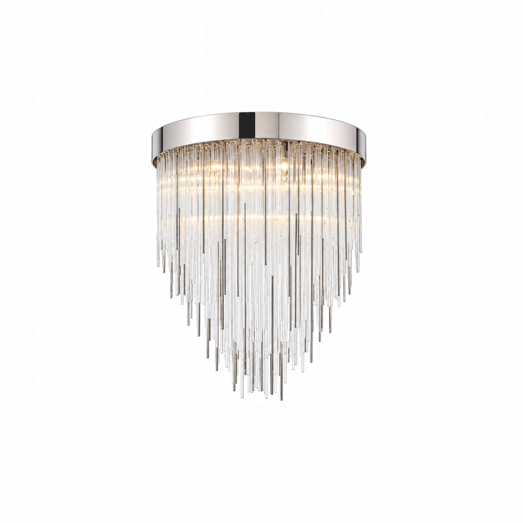 Waterfall Rectangular Glass Chandelier by Zeev - view 42