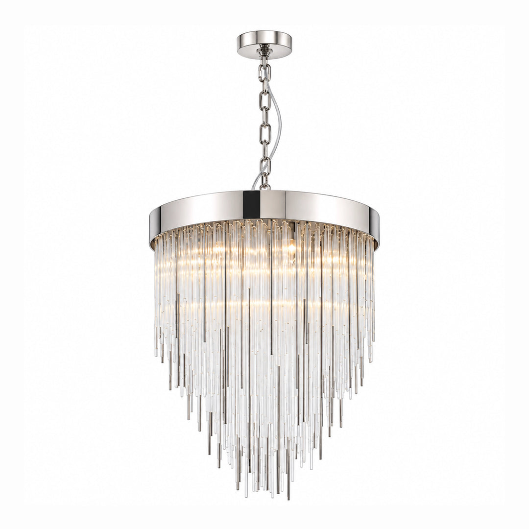 Waterfall Rectangular Glass Chandelier by Zeev - view 41