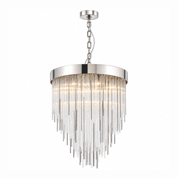 Waterfall Rectangular Glass Chandelier by Zeev - view 41
