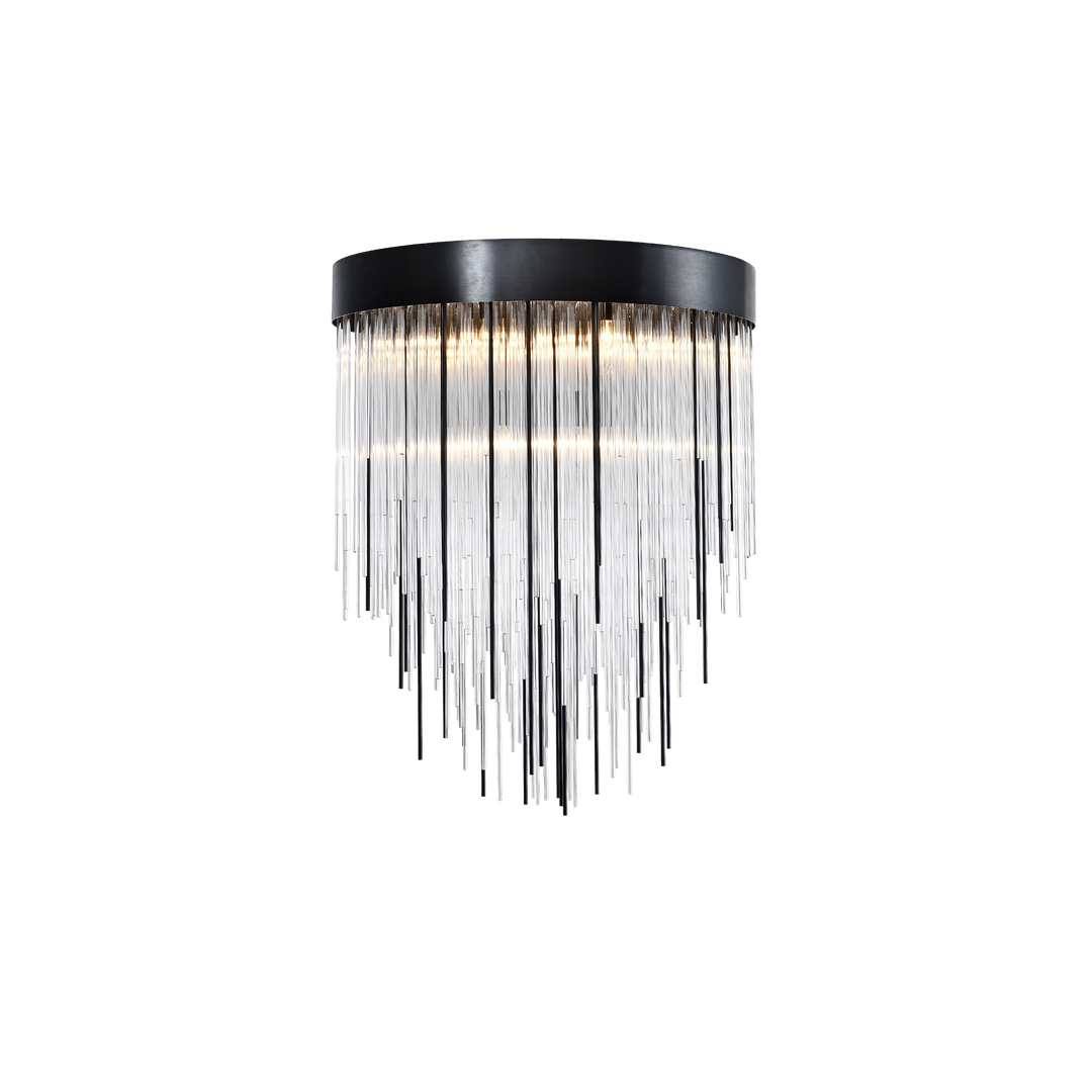 Waterfall Rectangular Glass Chandelier by Zeev - view 46