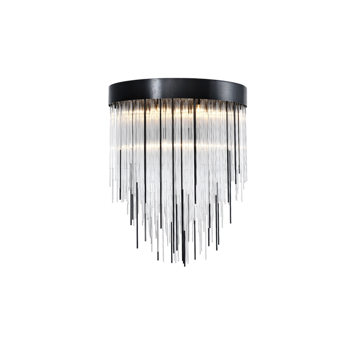 Waterfall Rectangular Glass Chandelier by Zeev - view 46