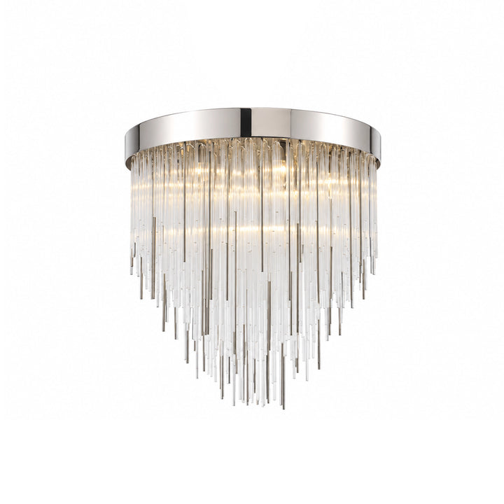 Waterfall Rectangular Glass Chandelier by Zeev - view 54