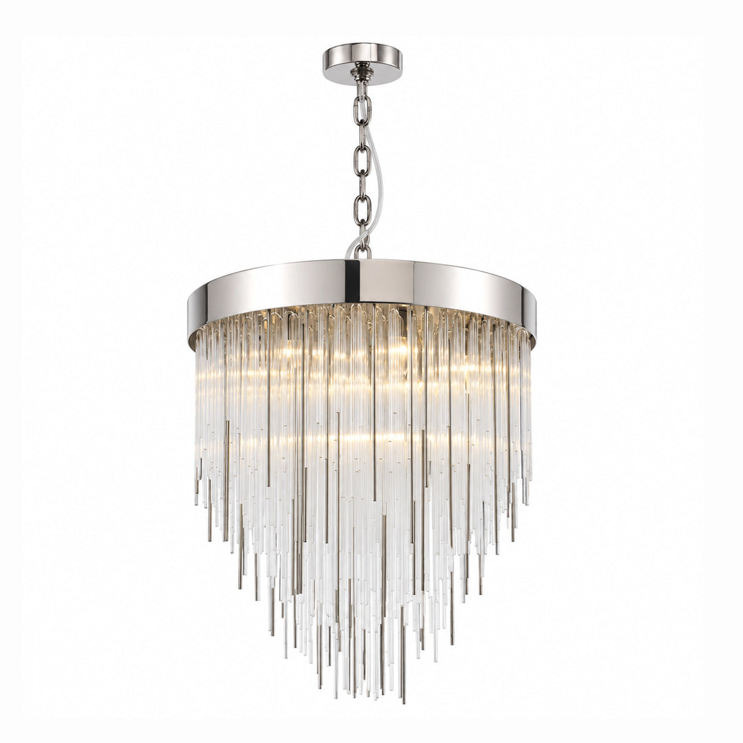 Waterfall Rectangular Glass Chandelier by Zeev - view 53