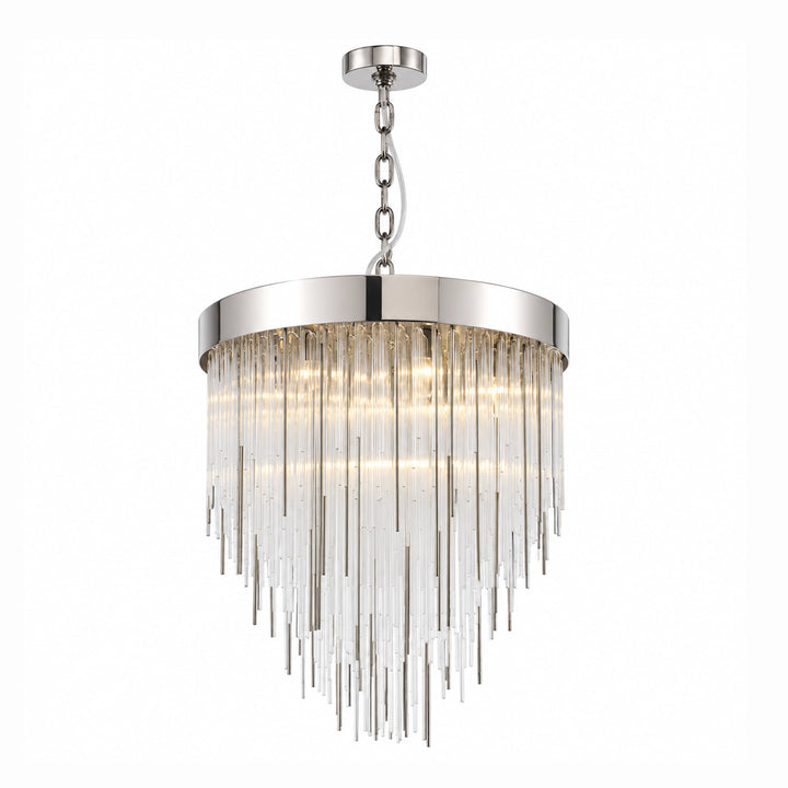 Waterfall Rectangular Glass Chandelier by Zeev - view 53