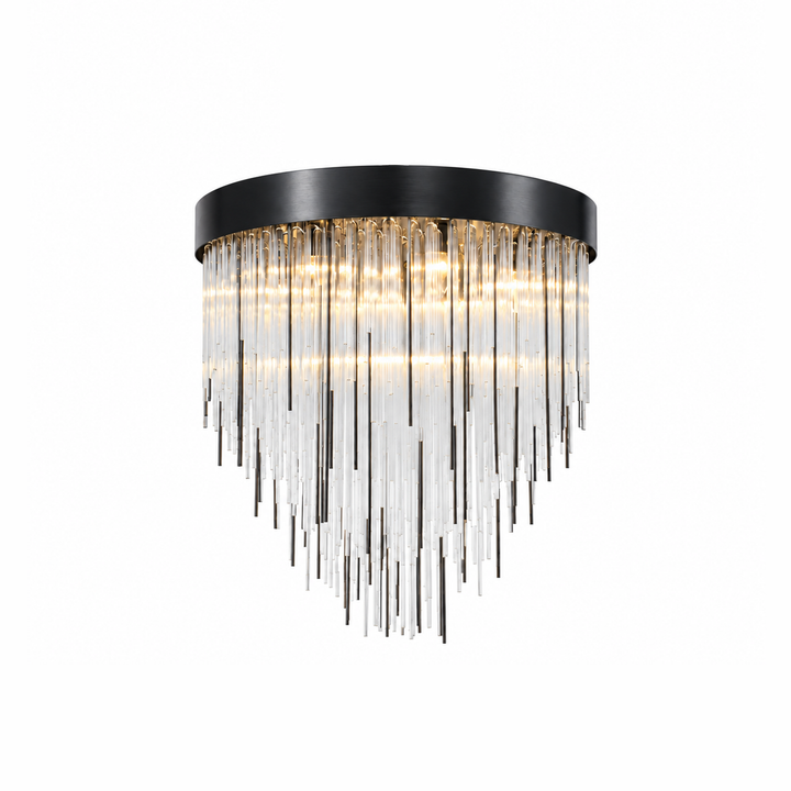 Waterfall Rectangular Glass Chandelier by Zeev - view 58