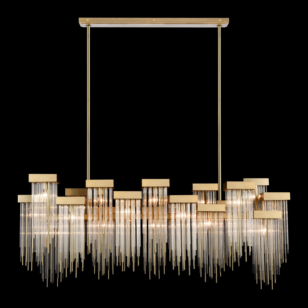 Waterfall Cityscape Chandelier by Zeev - view 25