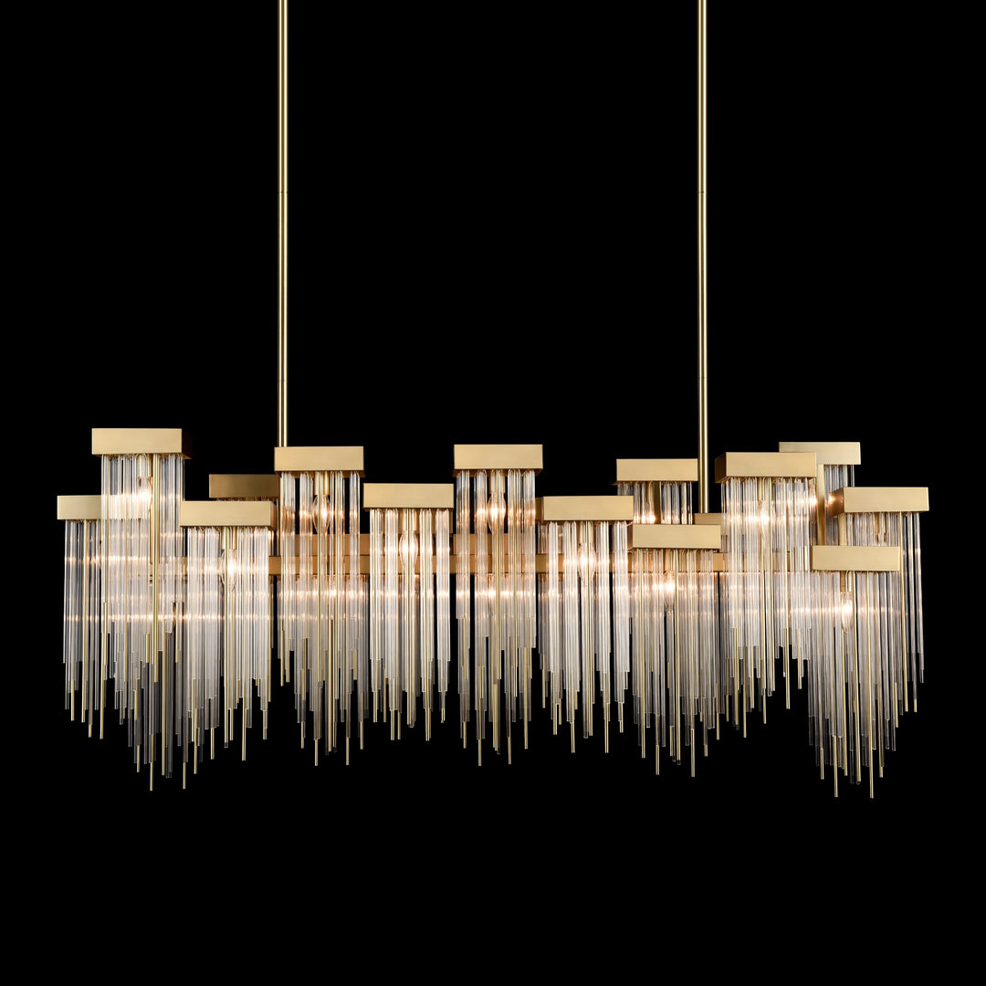 Waterfall Cityscape Chandelier by Zeev - view 24