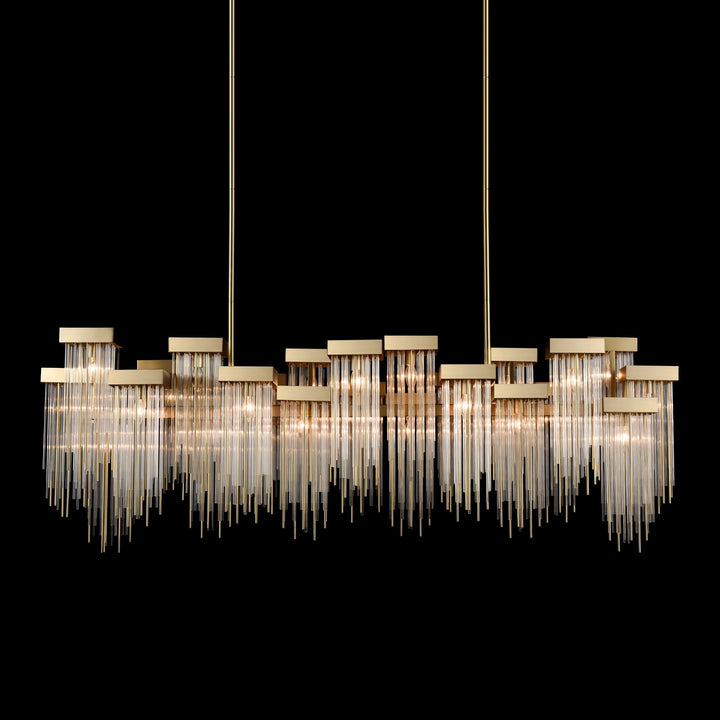 Waterfall Cityscape Chandelier by Zeev - view 35